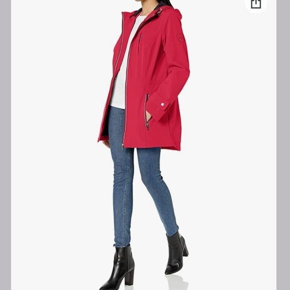 Tommy Hilfiger Women's Iconic water repellent Soft Shell Jacket size L - Picture 1 of 10